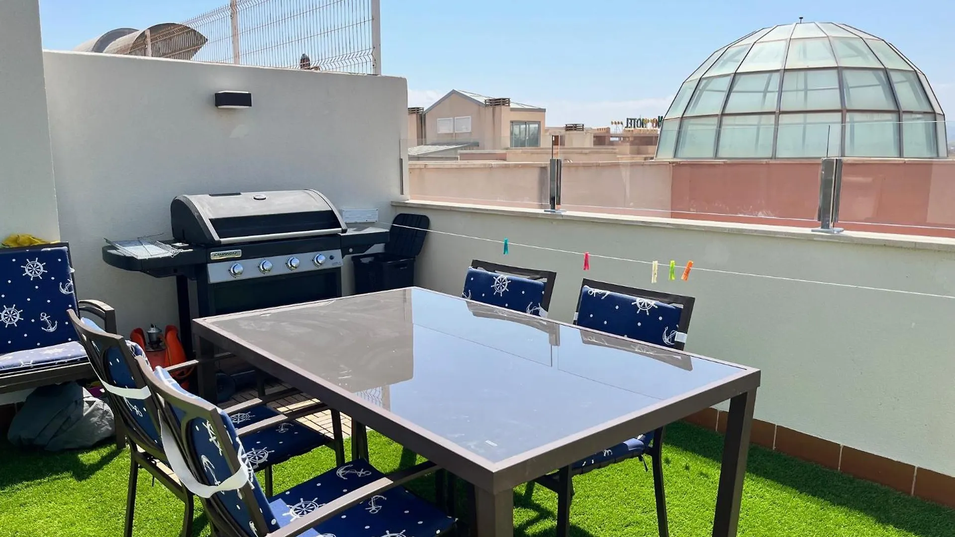 Atico Palamirey - 2 Terrazas, Wifi, Barbacoa, Zona Especial Ninos Apartment Vera 0*,  Spain